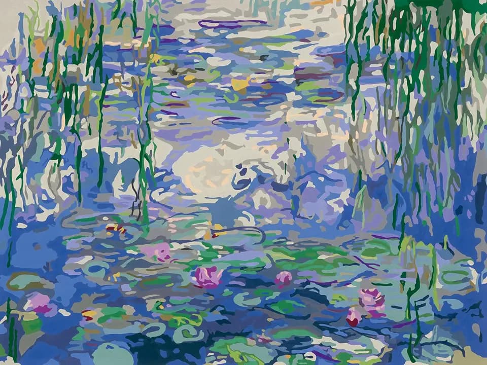 Ravensburger CreArt Canvas Leinwand - Monet: Waterlilies