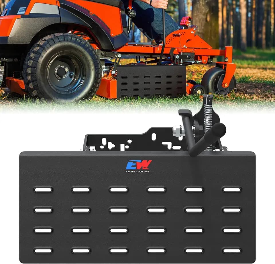 ELITEWILL Mower Chute Blocker for Zero Turn, Quick Flip Grass Flap