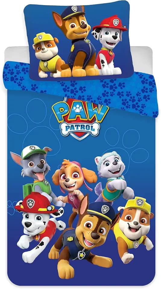 Paw Patrol Babybettwäsche 100x135 + Kissenbezug 40x60 Geschenk