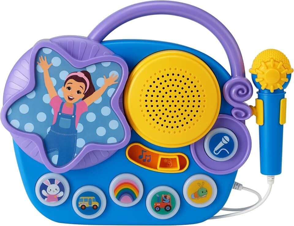 Ms Rachel Karaoke Microphone with Boombox Kids Karaoke Machine for Toddlers