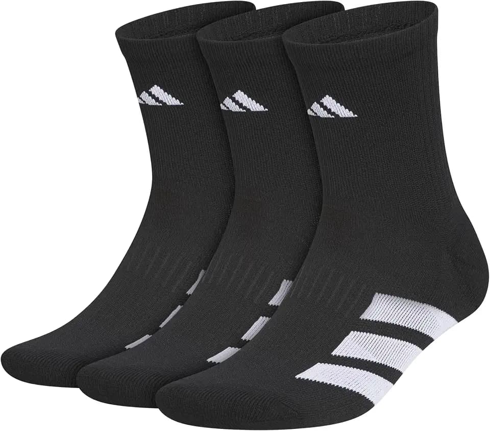 adidas Men's EVO Running Socks 3 Pairs