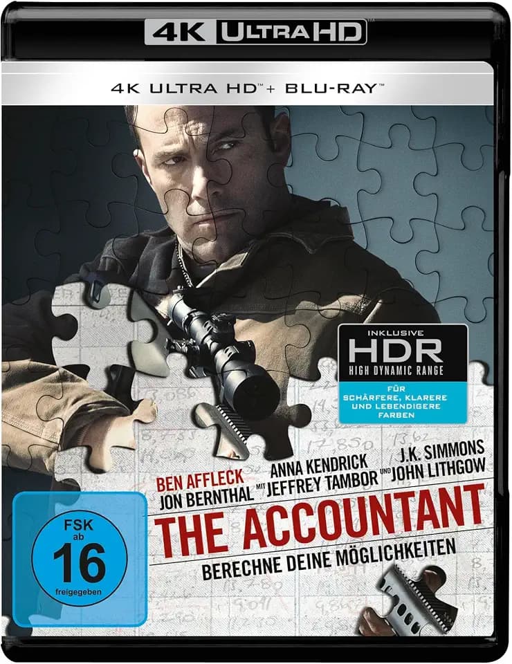 The Accountant (4K Ultra HD + 2D-Blu-ray) (2-Disc Version)