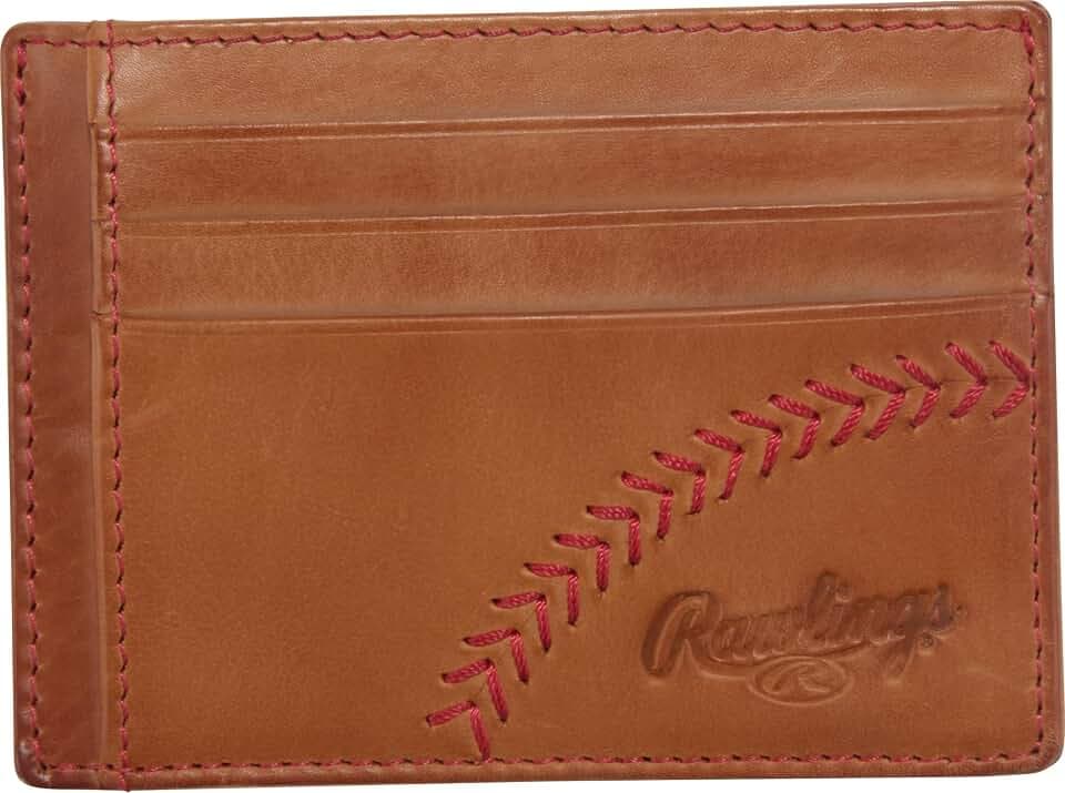 Rawlings | Men's Front Pocket Wallet Collection | Genuine Leather | Multiple Styles & Colors