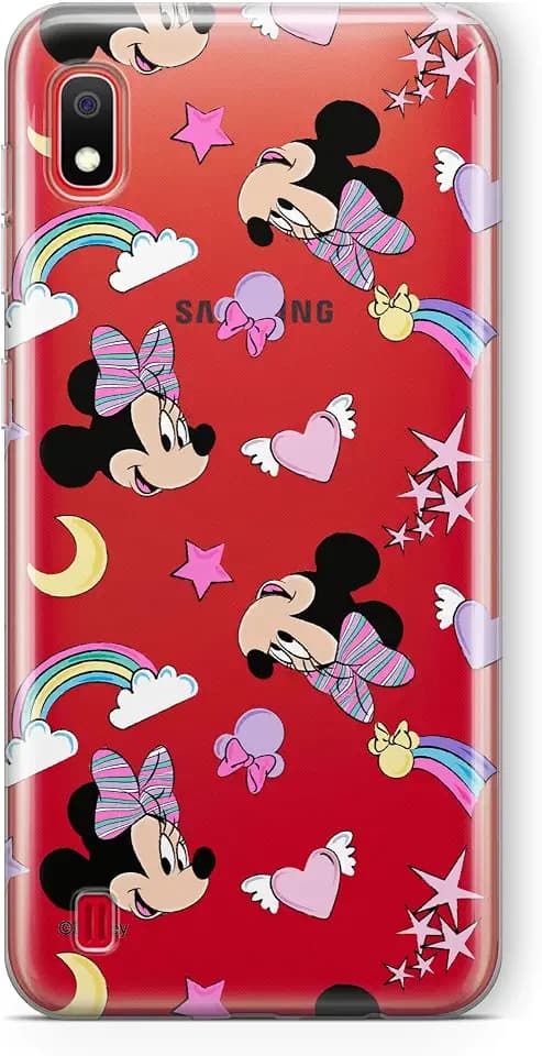 ERT GROUP Original und offiziell Lizenziertes Disney Minnie i Mickey Handyhülle für Samsung A10 optimal an die Form des Smartphones angepasst, Schutzhülle aus Silikon, teilweise transparent
