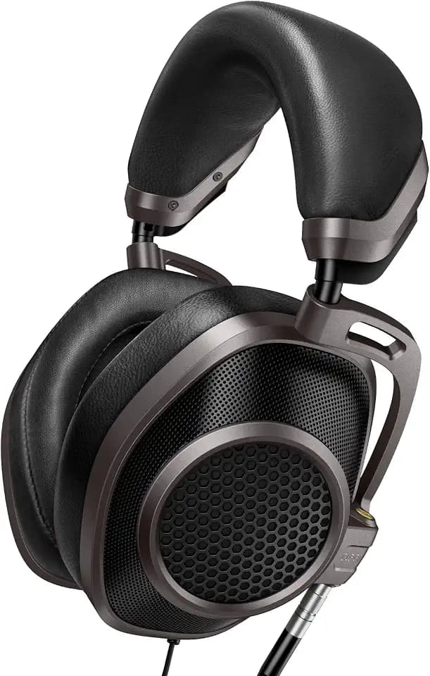 Cleer Audio NEXT Wired Audiophile Headphones - High End Lambskin Memory Foam Studio Earpads, Open Back, Alloy Structure, Innovative Ironless Magnesium Driver Units, Award Winning High-Resolution Sound