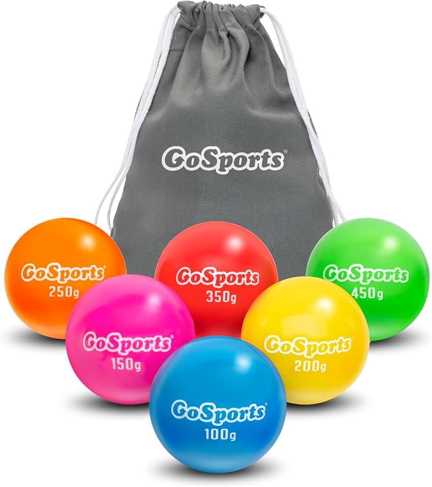 GoSports Plyometric Training Balls, 6 Pack - Standard or Advanced