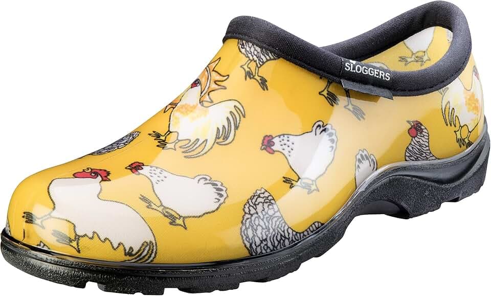 Sloggers Original Waterproof Rain and Garden Shoe for Women– Outdoor Slip-On Garden Clog