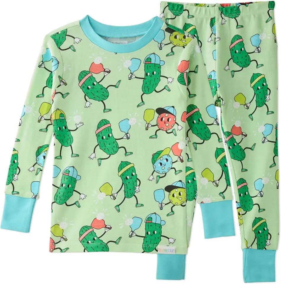 Butterblu Zen Snug-fit 2-Piece Pajamas 100% Organic Cotton Long Sleeve