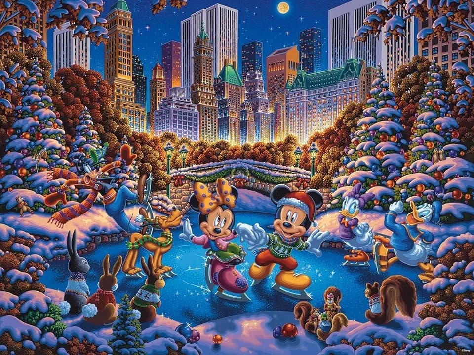 Ceaco - Disney Dowdle Mickey and Friends - 1500 Piece Puzzle for Adults