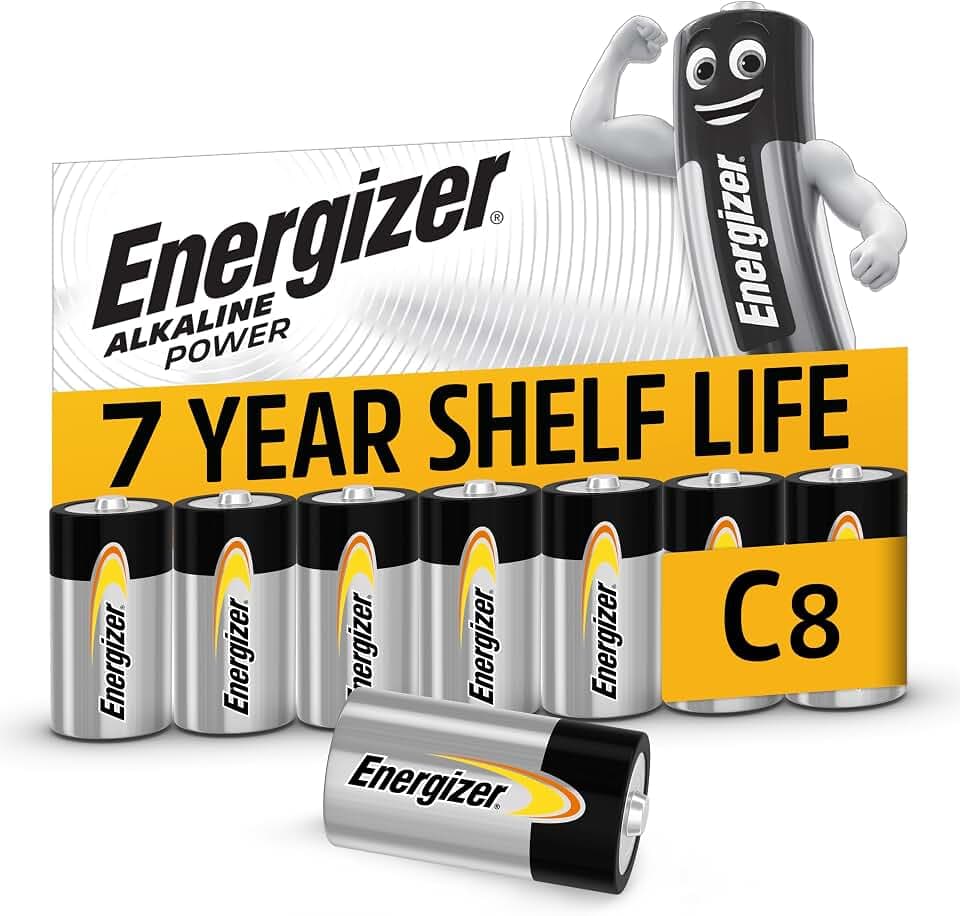 Energizer Alkaline Power - Batterien C Baby (8 Stück)