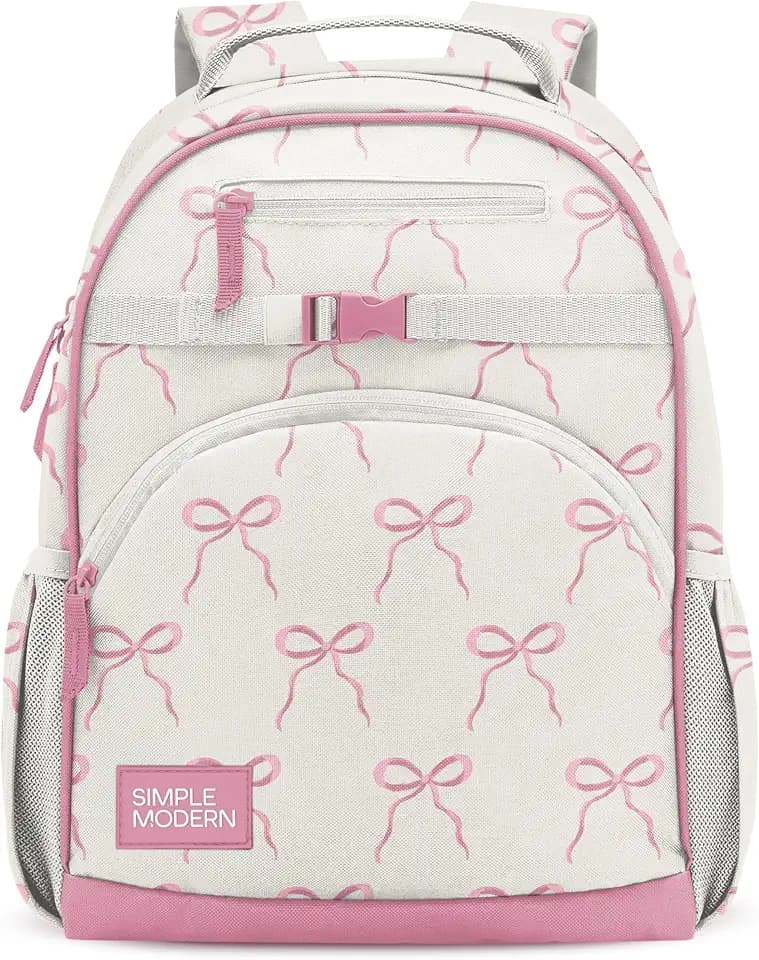 Simple Modern Kids Backpack for School, Girls, Boys | 18L | Bows