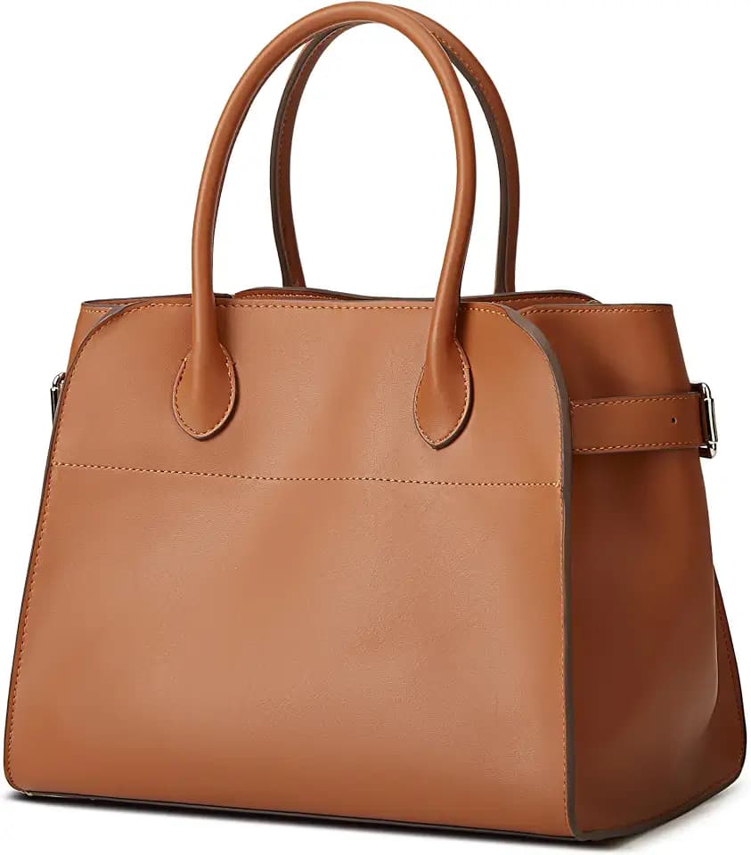 Vegan Leather Tote Bags for Women Large Tote Retro Top-handle Bag Trendy Work Bag PU Leather Purses