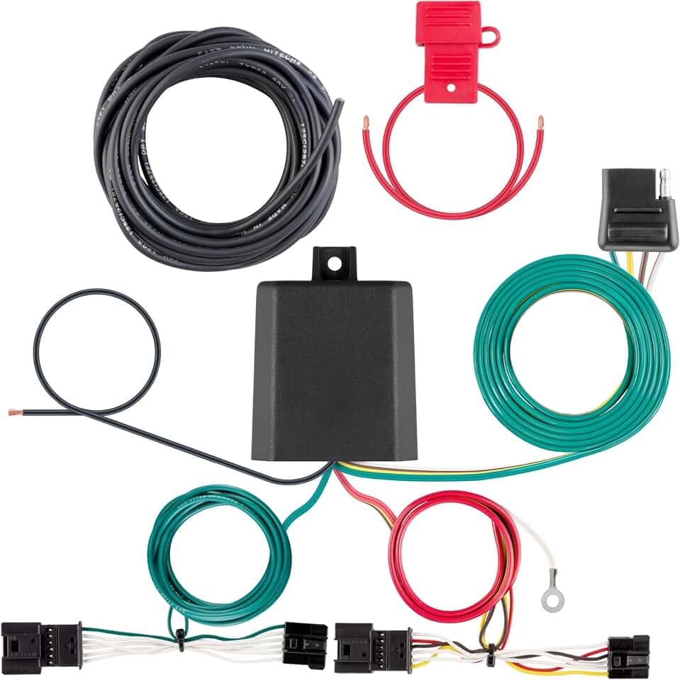 CURT 56531 Vehicle-Side Custom 4-Pin Trailer Wiring Harness, Compatible with Select XC60