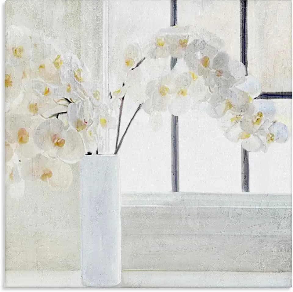 Stupell Industries 'Orchid Stems Windowsill'| Canvas Art