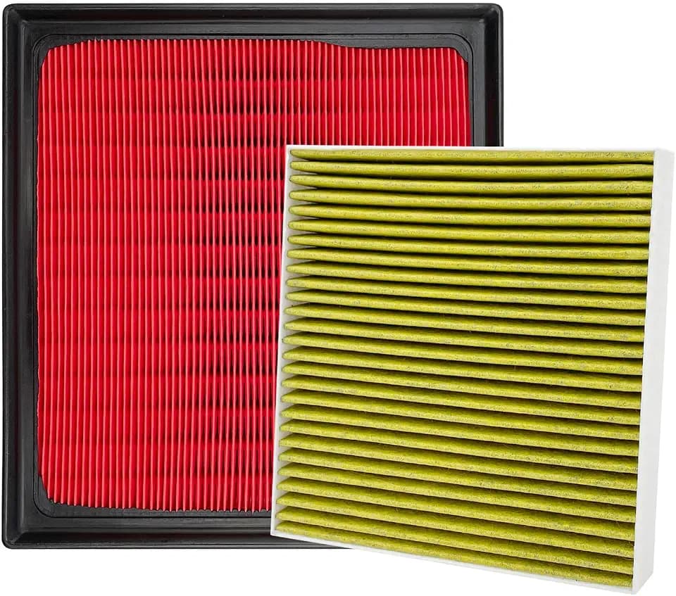 Cabin and Engine Air Filter Fits for CA12377, CF12157, 2018-2022 2023 2024 2025 2026, Highlander, RAV4,Avalon, GR Corolla, ES350, Camry, NX250, NX350, RX350, TX350, 17801-F0050, 87139-0E040