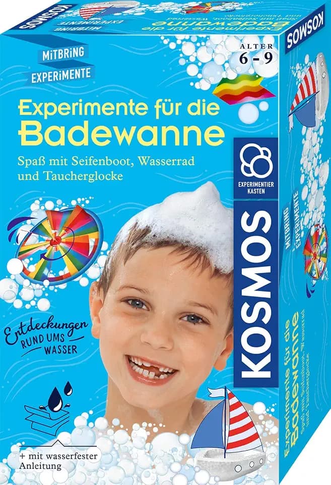 Kosmos Experimente für die Badewanne, Experimentier-Spaß mit Seifenboot