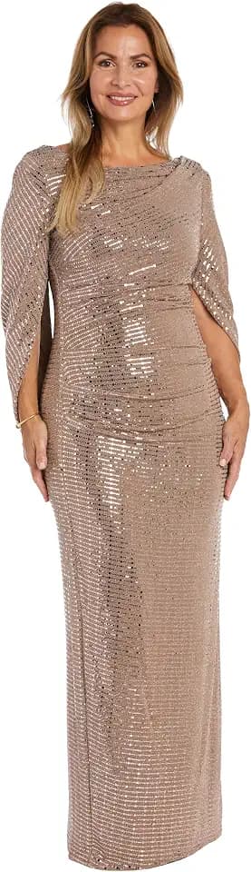 R&M Richards Women's Glamorous at Evening Cocktail Dress