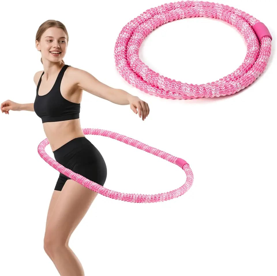 Gewichteter Hula-Ring-Reifen für Erwachsene, faltbar, weicher Feder-Hula-Kreis