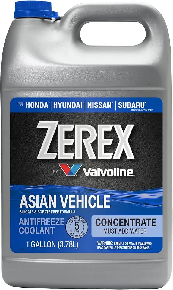 Zerex Asian Vehicle Blue Antifreeze Coolant Concentrate 1 Gallon