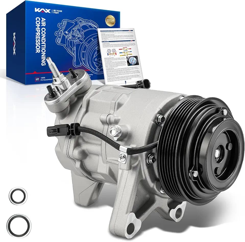 KAX 198352 AC Compressor w/Clutch for Equinox/Terrain 2012-2016 3.0/3.6L