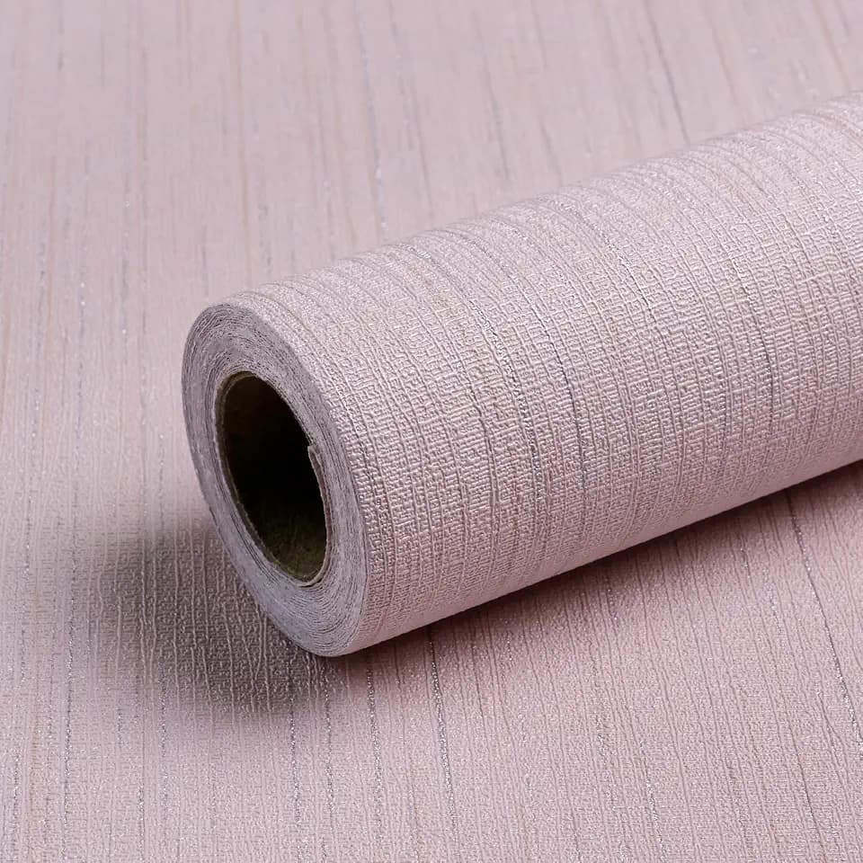Pink Grasscloth Wallpaper Peel and Stick Wallpaper Texture Contact Paper 15.7"x120" Vintage Removable Waterproof Wall Paper for Room Walls Cabinets Furniture Drawers Desk