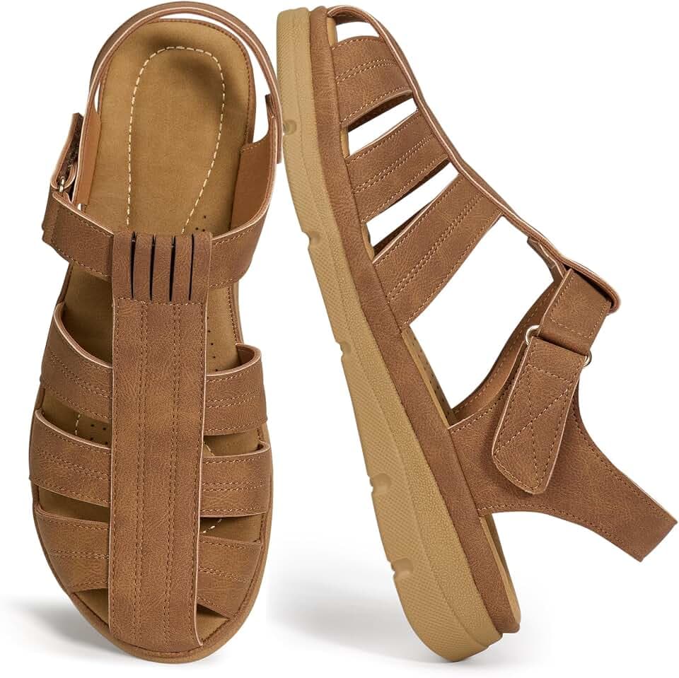 Closed Toe Sandals Women: Comfortable Summer Flats