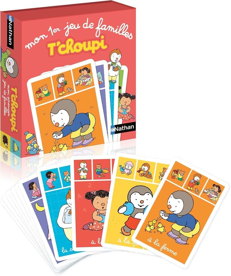 NATHAN 31432 – T‘Choupi Kinderspiel in französischer Sprache