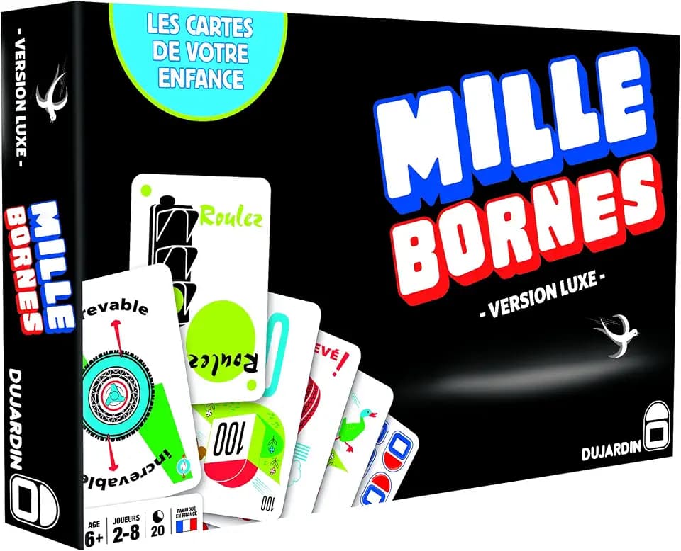 Dujardin 1000 Bornes – Brettspiel – Deluxe - Schwarze Serie