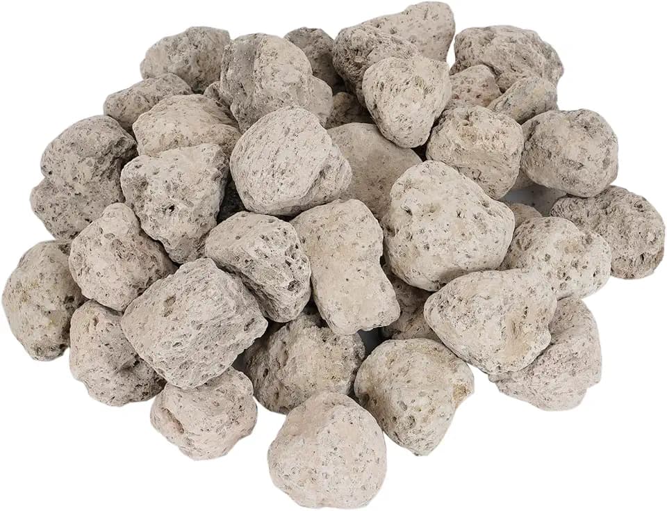 Skyflame 1"-2" Natural Volcanic Lava Rock for Fireplaces and Fire Pit