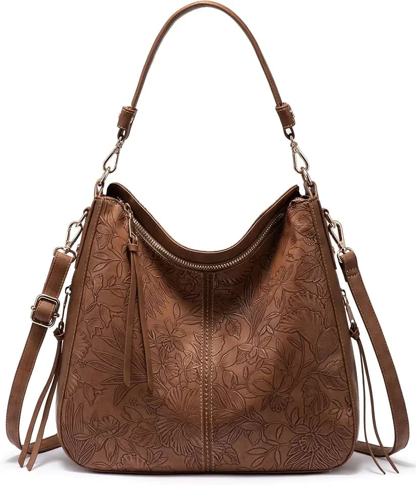 Realer Hobo Crossbody Bag for Women, Designer Shoulder Purse Handbags