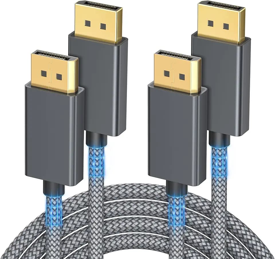 Itramax DisplayPort Cable for Laptop 10FT/3M 2Pack,8K 60Hz DP1.4 Male Cord