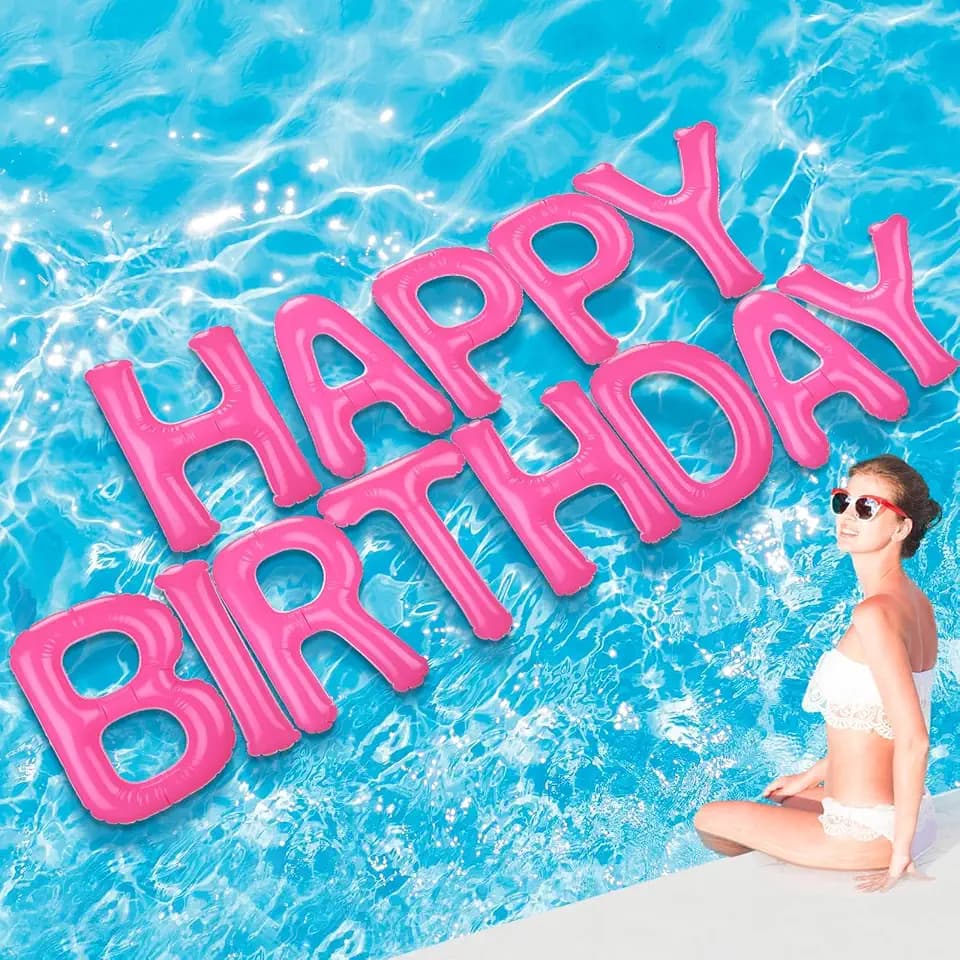 Shappy Happy Birthday Pool Floats Balloon