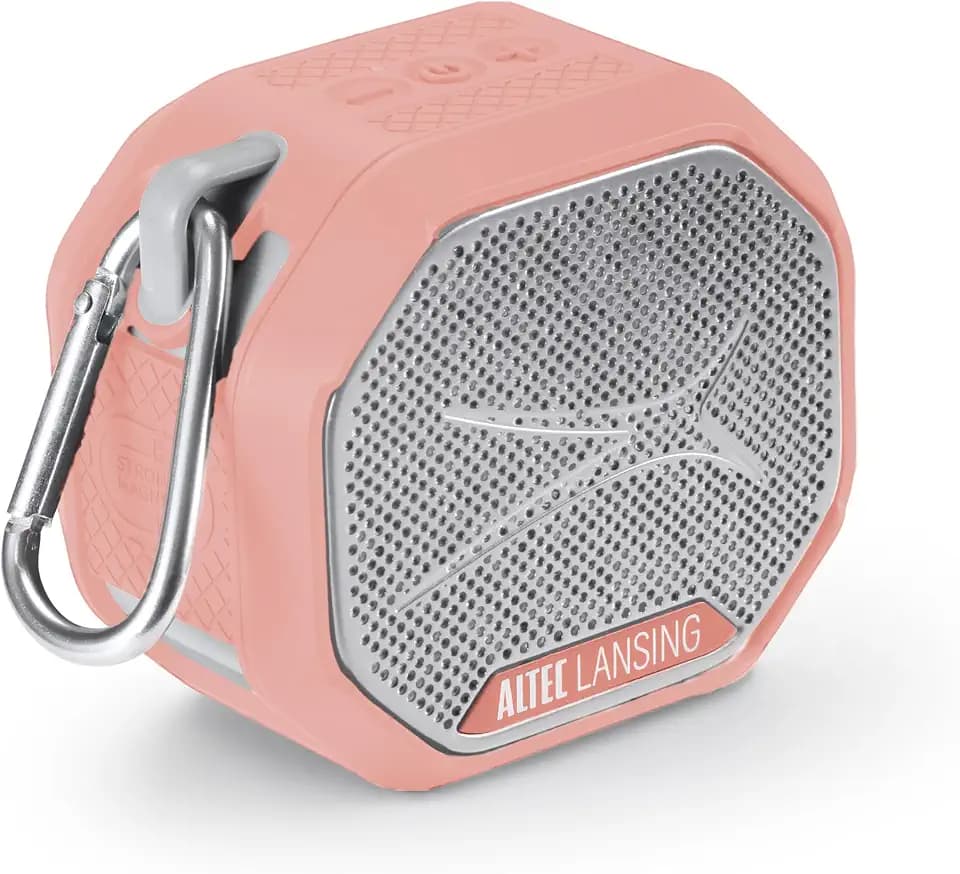 Altec Lansing HYDRATREK Magnetic Bluetooth Speaker, Waterproof IP67, Portable Speaker, True Wireless Pairing, USB-C Quick Charge, 3.7V 400mAh Battery, Voice Assistant, Perfect for Any Adventure