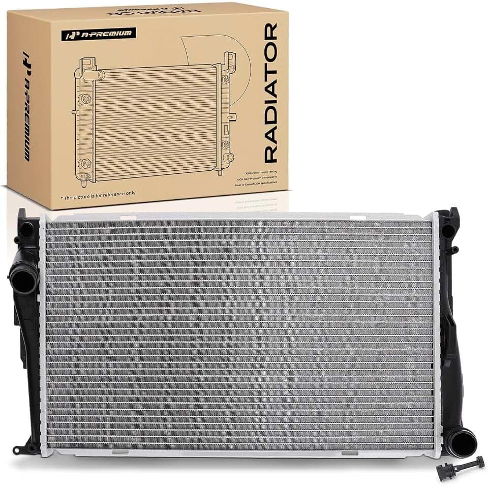 A-Premium Engine Coolant Radiator Assembly Compatible with BMW