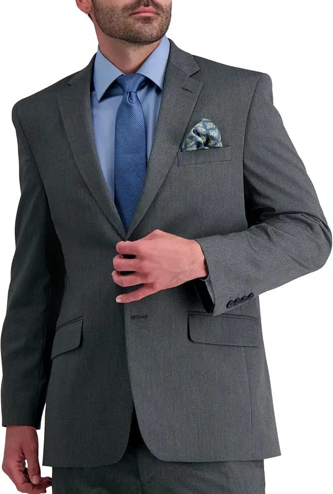 Haggar Men's JMH Classic Fit Premium Stretch Suit Separate Pants & Jackets