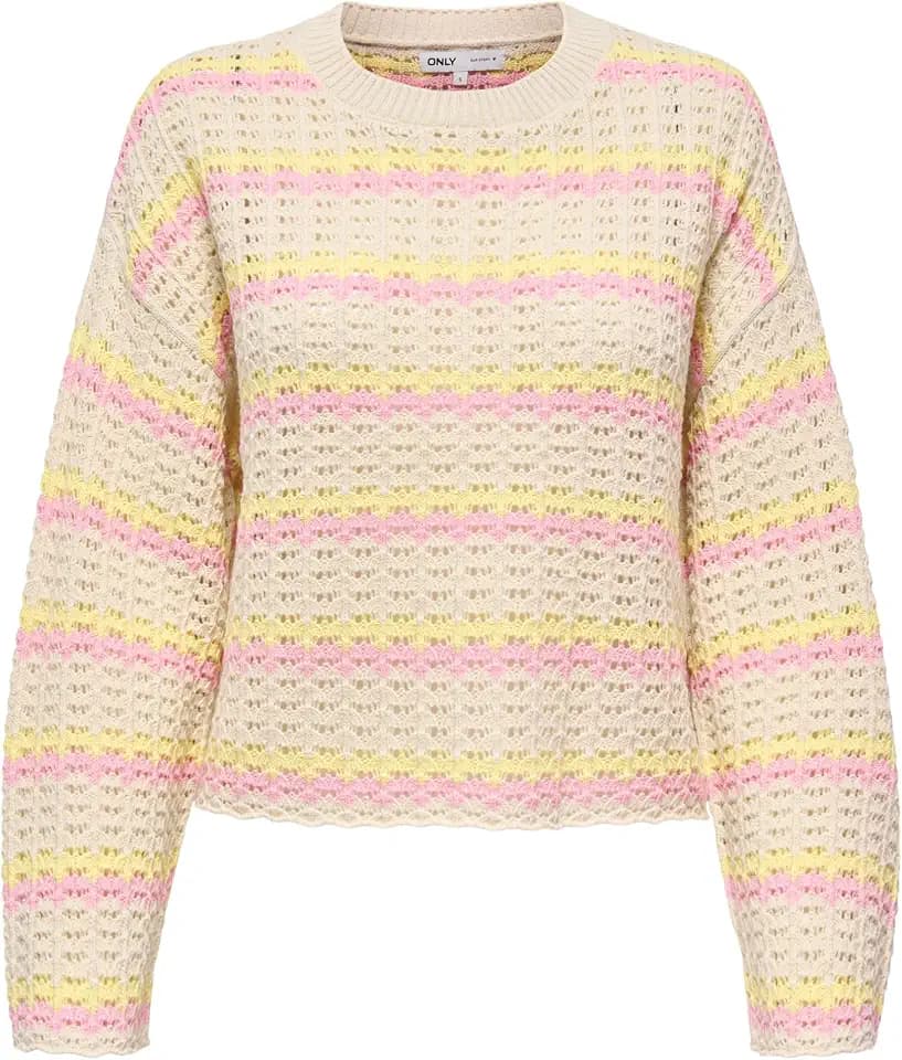 ONLY Damen Onlasa Ls O-Neck KNT Nca