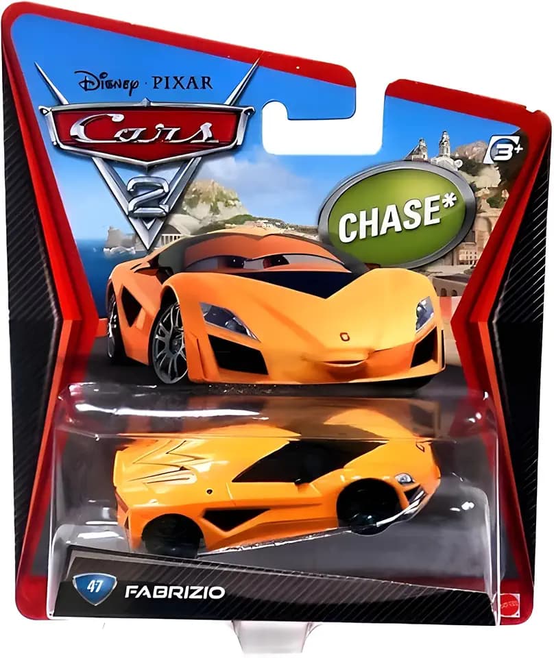 Disney Pixar CARS 2 Movie 1:55 Die Cast Car Fabrizio # 47 *Chase*