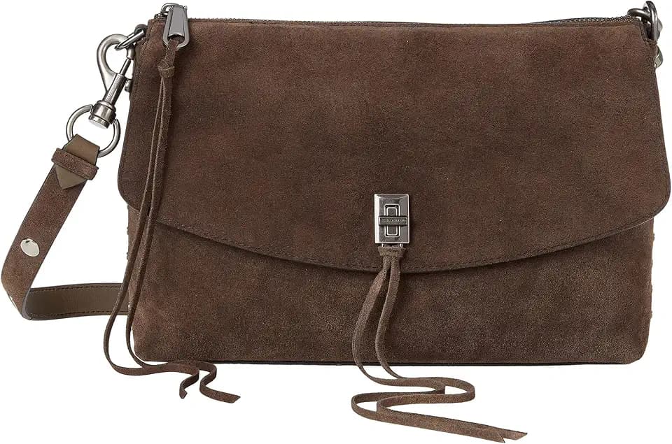 Rebecca Minkoff Darren TOP Zip Shoulder, Porcini