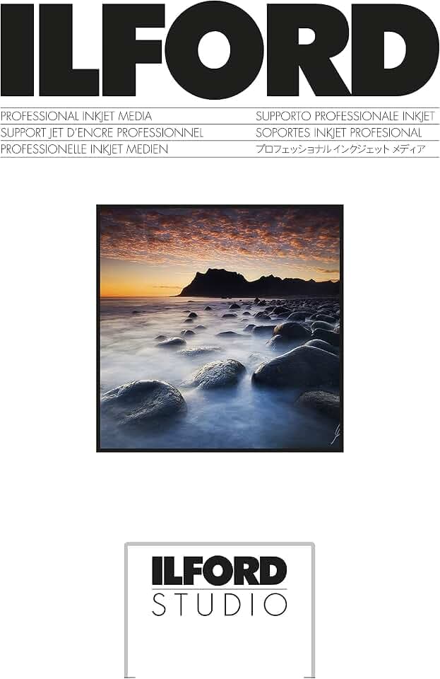 ILFORD STUDIO Matt 235 gsm/12 mil Postcard - 102 mm x 152 mm 100 Blatt