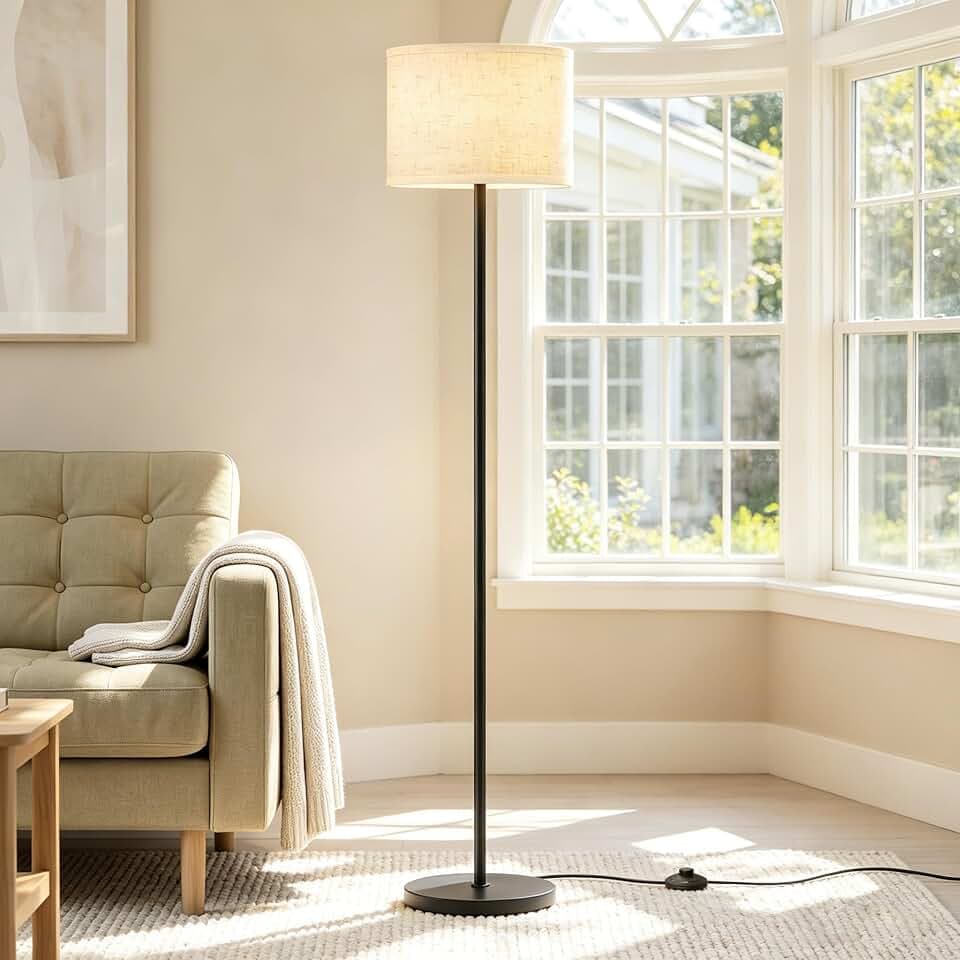 LED Stehlampe Wohnzimmer, Standleuchte für Schlafzimmer & Büro