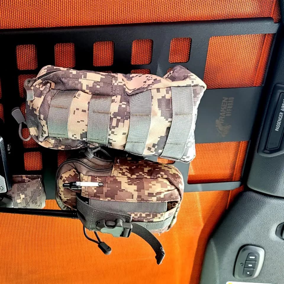 Front Overhead MOLLE Panel for 2018+ Jeep Wrangler JL/JLU/JT