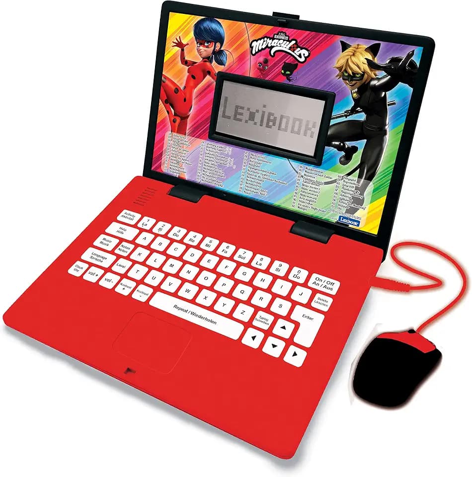 Lexibook, Miraculous, Lern-Laptop für Kinder, JC598MIi3
