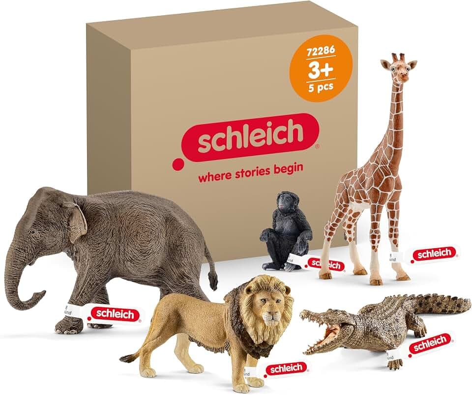 Schleich WILD Life | Wildtiere Set 72286 | ab 3 Jahren | 5 Teile