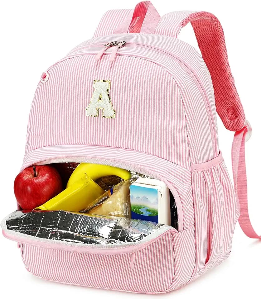 BTOOP Kids Backpack for Boys Girls 3-6, Preschool Kindergarten Backpack with Insulated Lunch Compartment & Chest Strap