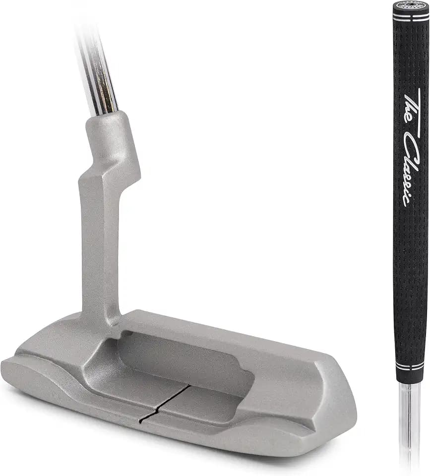 GoSports Classic Golf Putter, Choose Between 2 Way or Blade Putter - 35" Length with Premium Grip