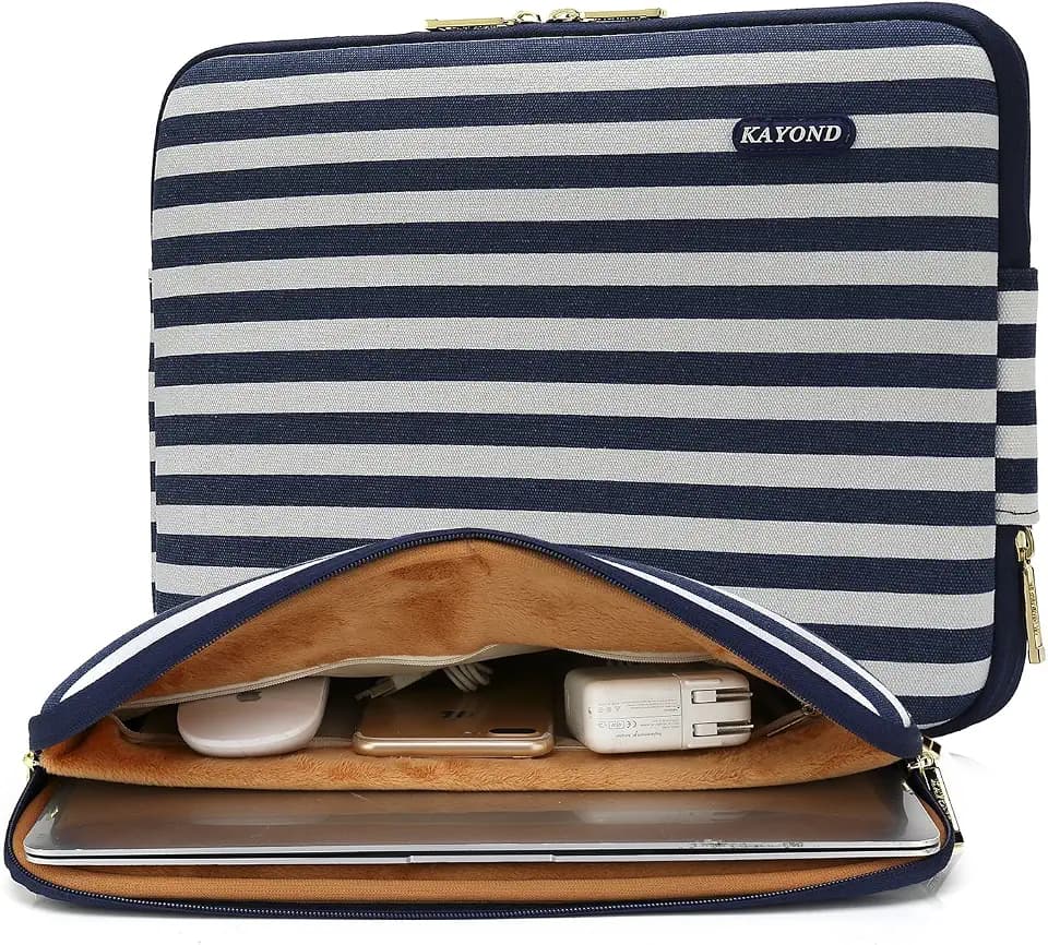 Kayond Laptoptasche 27,9-43,2 cm (11-17 Zoll), Wasserabweisend Blue stripes 14-14.1 inch