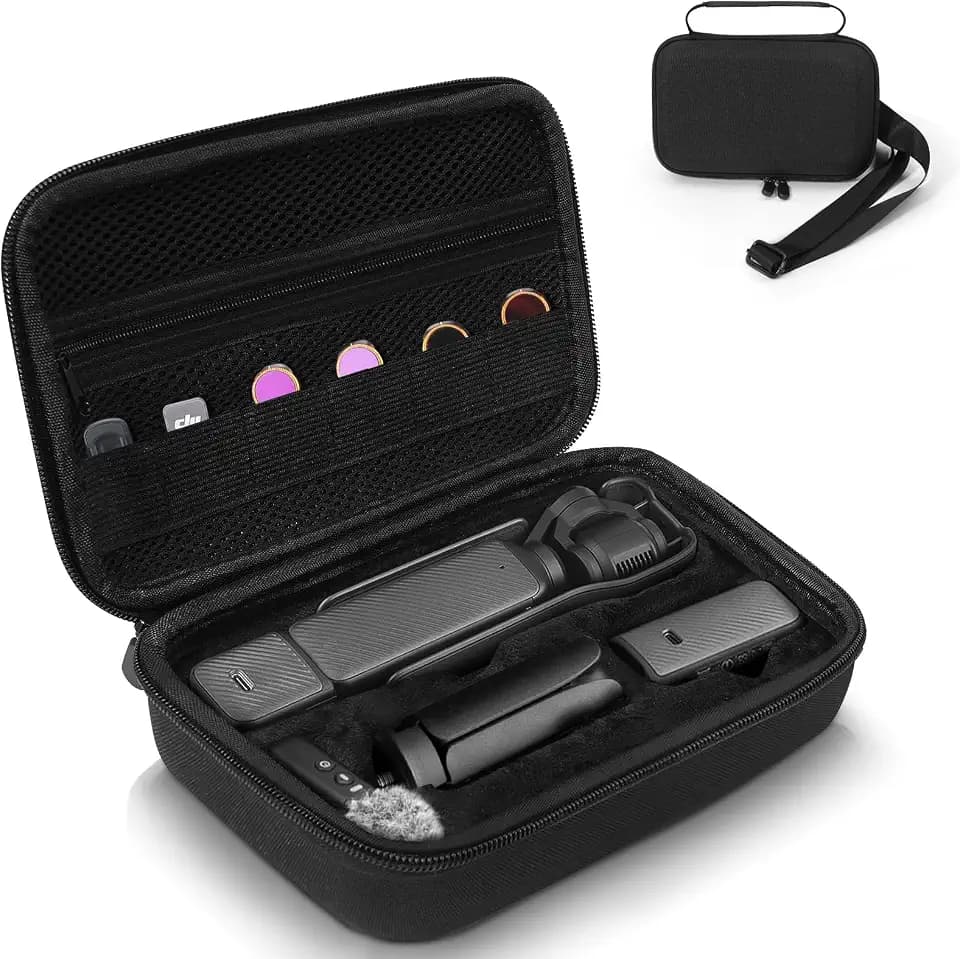 Case for DJI OSMO Pocket 3 Camcorder Combo Accessory, Black