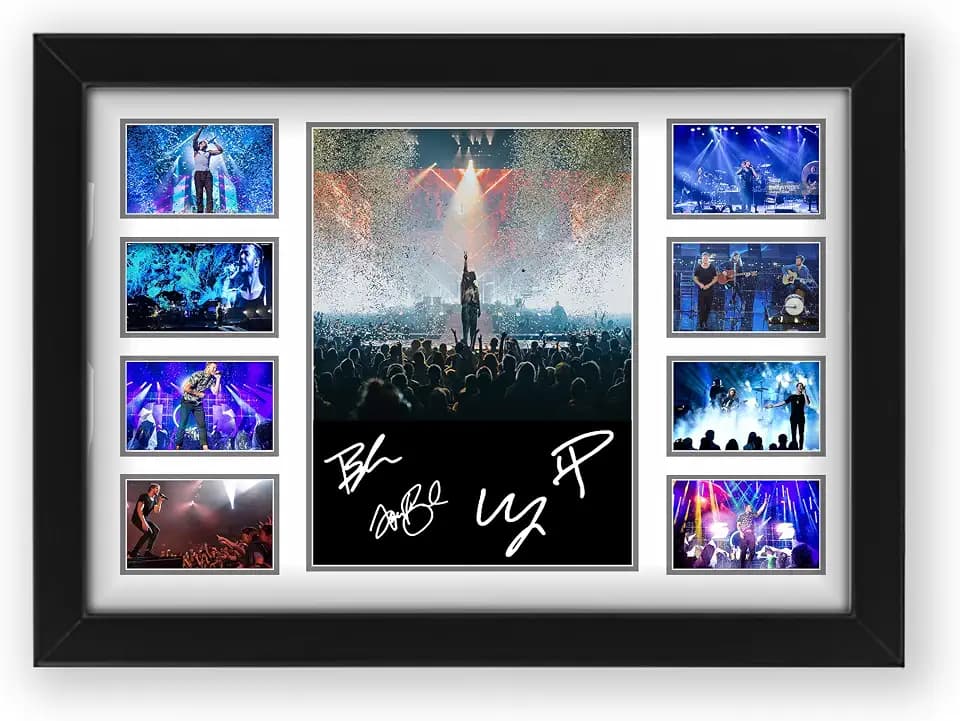 AllStarMedia Tribute to Imagine Dragons inspirierter alternativer Rock-Posterdruck, Fan-Kunst-Stil, Band-Wandkunst, Fan-Kunst-Geschenk, Musik-Wandkunst, limitierte Auflage, A4, ungerahmt (30 x 21 cm)
