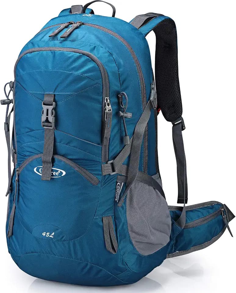 G4Free 45L Hiking Backpacks for Men, Outdoor Camping Women with Rain Cover