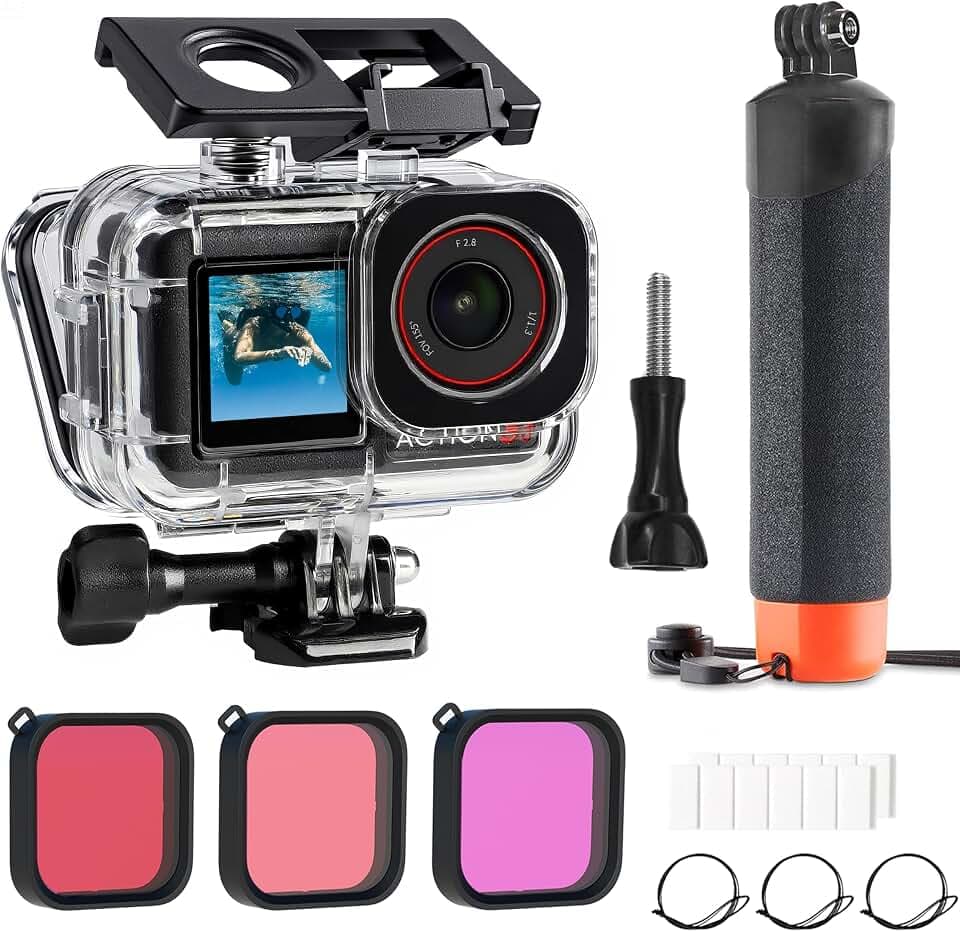 FitStill Diving Schutzfilter-Set für DJI OSMO Action 5 Pro/4/3